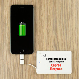 Пауэрбанк «Неприкосновенный запас энергии»