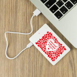 Пауэрбанк именной "Люблю больше жизни"