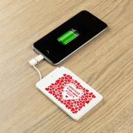 Пауэрбанк именной "Люблю больше жизни"