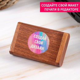 Деревянная флешка в футляре с вашим дизайном