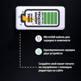 Пауэрбанк Energy "Новогодний заряд"