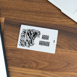 Флешка-кредитка "Хищник"