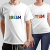 Комплект прикольных парных футболок с принтом *Dream Team*