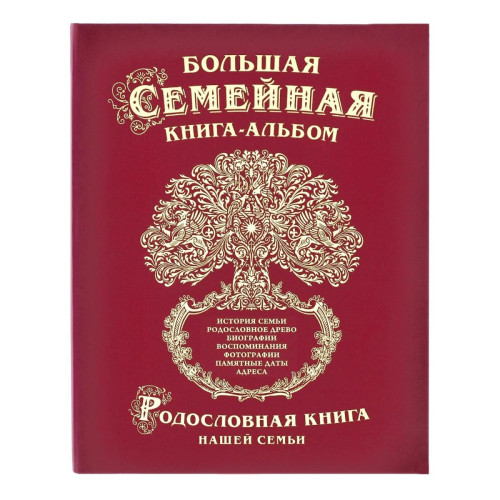 Большая семейная книга-альбом (классическая)