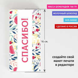 Шоколадка «Большое спасибо!»