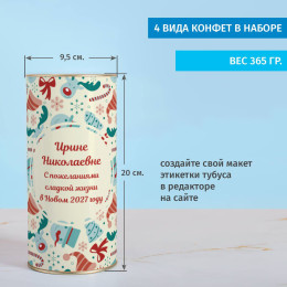 Именной сладкий подарок «Пожелания счастья»
