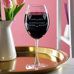 Бокал для вина "Ужин без вина"