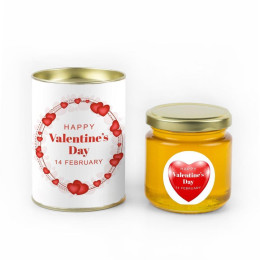 Подарочный мед "Happy Valentine's Day"