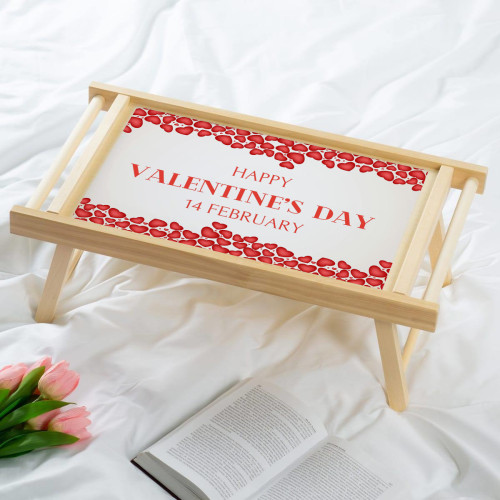 Столик для завтрака в постель "Valentines Day"