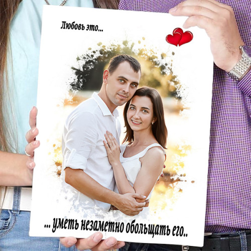 Портрет по фото в стиле Love is...