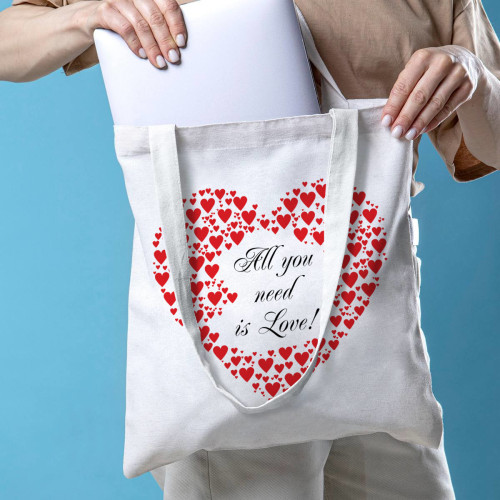 Сумка-шоппер "All you need is Love"