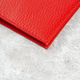 Именная обложка для паспорта Red "Паспорт Королевы" натуральная кожа