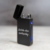 Импульсная USB зажигалка "Neo Black" с вашей гравировкой