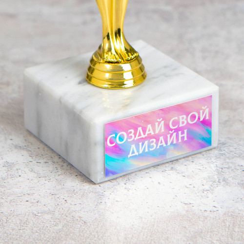 Мини статуэтка "Оскар" и удостоверение с вашим дизайном