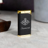 Именная газовая зажигалка в футляре-подставке