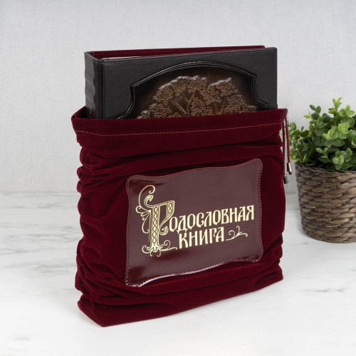Родословная книга в мешке из замши